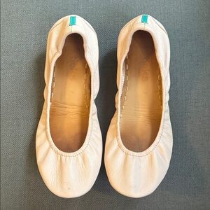 Tieks Light Pink/Buff Ballet Flats